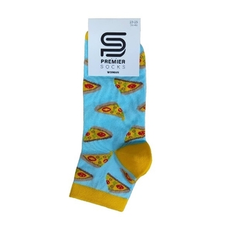 Шкарпетки жіночі 1 пара Premier Socks сер.паг. кольорові з малюнками p.23-25, склад:73%/25%/2% б/уп 