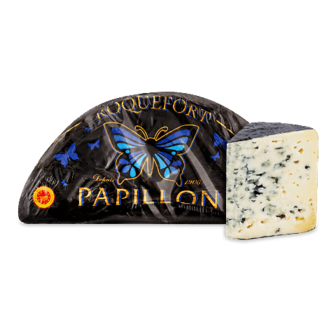 Сир Papillon Fromageriesn «Рокфор Блек» АОP 52% з овечого молока 100г