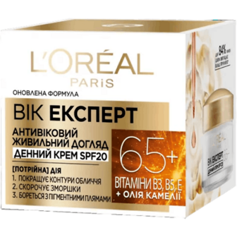 Крем для обличчя L'Oreal Вік Експерт проти зморщок 65+ денний 50мл (50мл)