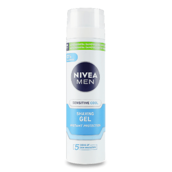 Гель для гоління Nivea Men Sensitive Cool Instant Protect 200мл