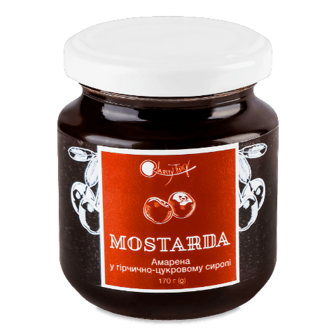 Мостарда Cherry Twig Амарена у гірчично-цукровому сиропі 170г (170г)
