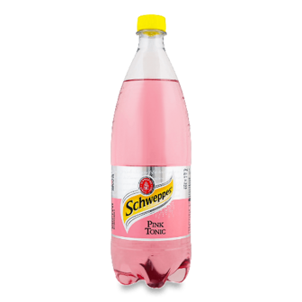 Напій Schweppes Pink Tonic безалкогольний сильногазований 1л