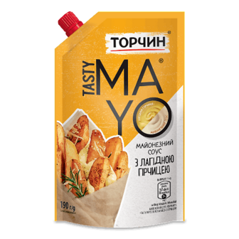 Соус Торчин Tasty Mayo з гірчицею майонезний д/п 190г (190г)