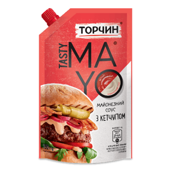 Соус Торчин Tasty Mayo з кетчупом майонезний д/п 190г (190г)