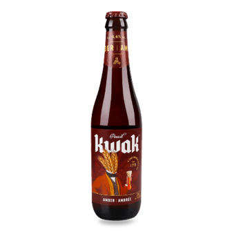 Пиво Kwak напівтемне 0,33л (0,33л)