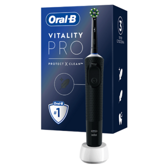 Електрична зубна щітка Oral-B Vitality Pro Protect X Clean чорна шт