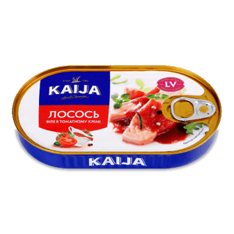 Лосось Kaija філе в томатному кремі 170г