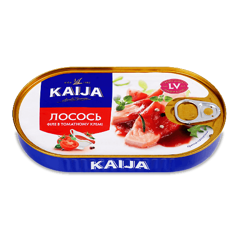 Лосось Kaija філе в томатному кремі 170г