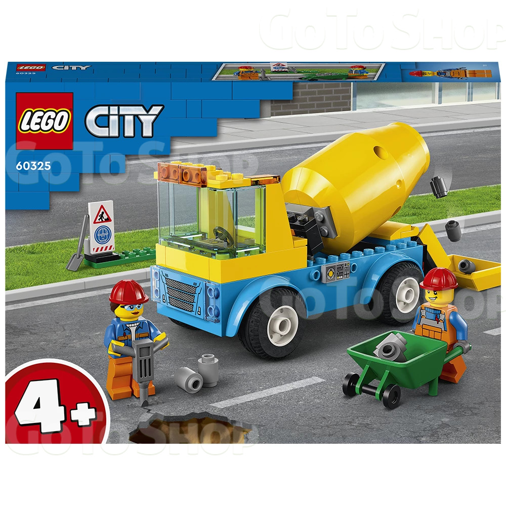 Конструктор LEGO City Вантажівка-бетонозмішувач (60325)