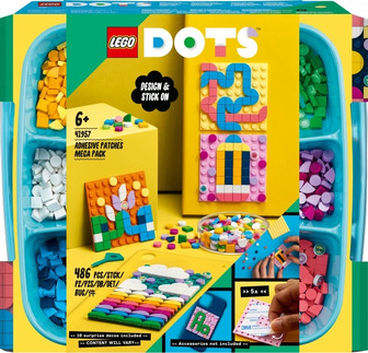 Конструктор LEGO DOTS Великий набір пластин-наклейок з тайлами 486 деталей (41957)