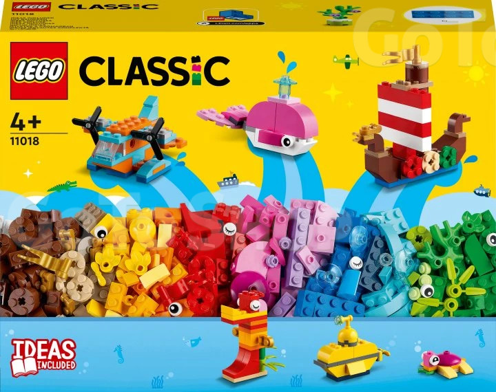 Конструктор LEGO Classic Творчі веселощі в океані 333 деталі (11018)