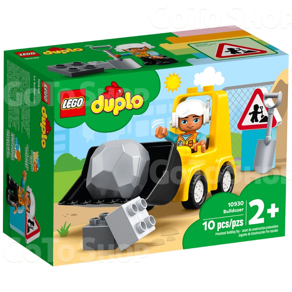 Конструктор LEGO DUPLO, Town Бульдозер, 10 деталей