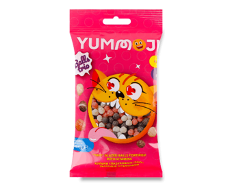Кульки Yummoji збагачені вітамінами глазуровані тріо, 30г