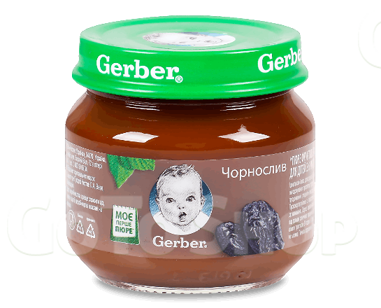 Пюре Gerber чорнослив 80г