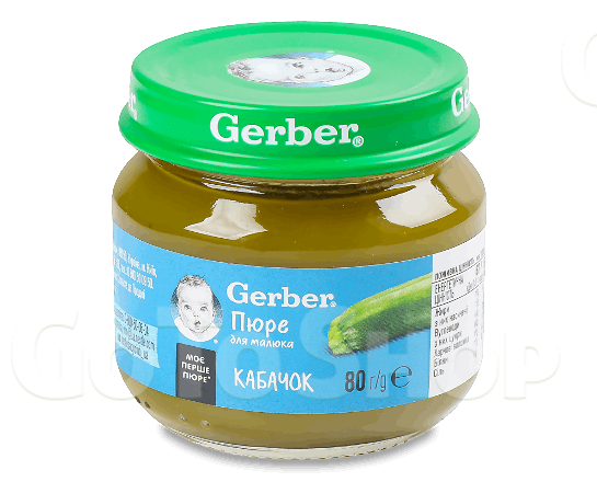 Пюре Gerber кабачок 80г