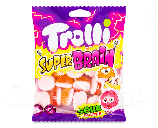 Цукерки Trolli «Супермозок» 100г