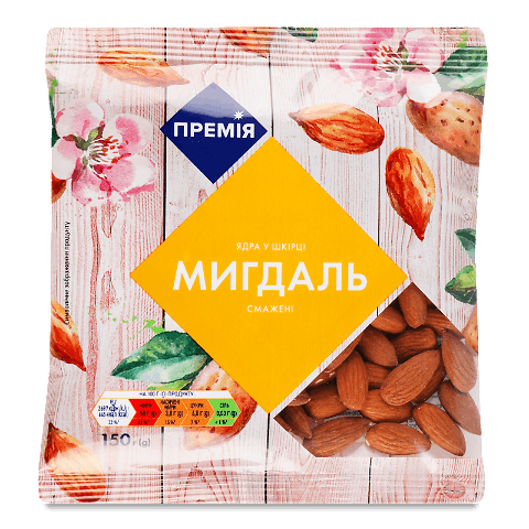 Мигдаль «Премія»® ядра смажені 150г