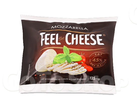 Сир Feel the Cheese «Моцарела» 45% з коров&#039;ячого молока, 125г