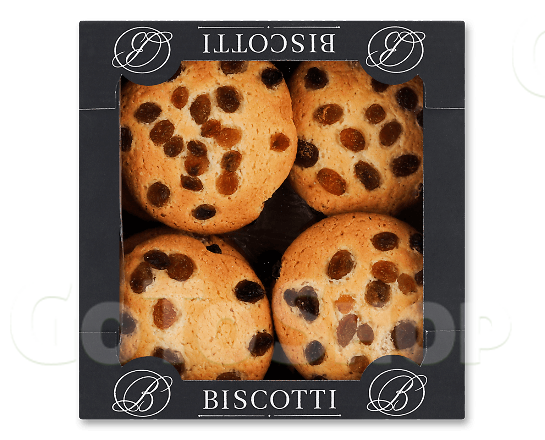 Печиво Biscotti «Американське» з родзинками, 0,4кг