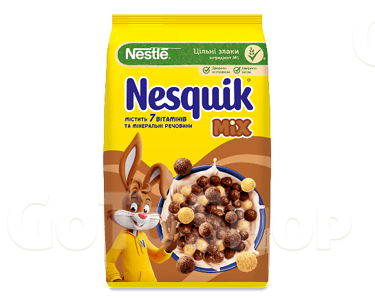 Сніданок сухий Nesquik Mix з вітамінно-мінеральними речовинами, 375г