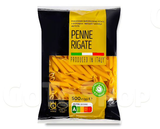 Вироби макаронні «Премія»® Penne Rigate з твердих сортів пшениці, 500г