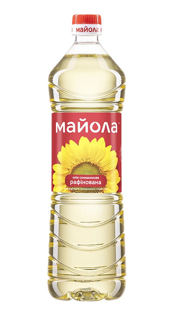 Олія соняшникова Майола рафінована, 850 мл