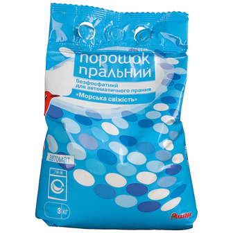 Пральний порошок Auchan Морська свіжість, 3 кг