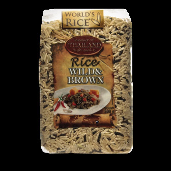 Рис Wild&Brown World's Rice м/у 500г