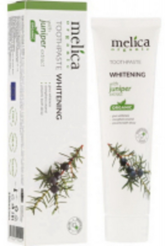Зубна паста з екстрактом ялівцю Melica Organic Whitening 100 мл