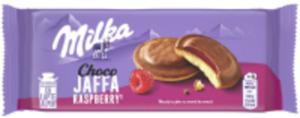 Печиво Milka Choco Jaffa начинка зі смаком малини 147г