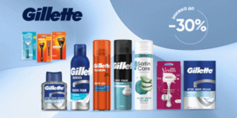 Знижки -30% на засоби для гоління Gillette!
