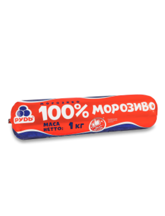 Морозиво Рудь Пломбір 100%