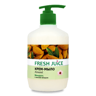 Крем-мило рідке Fresh Juice мигдаль з дозатором 460мл