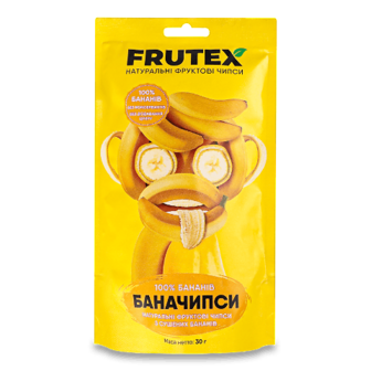 Чипси Frutex БанаЧипси фруктові натуральні 30г