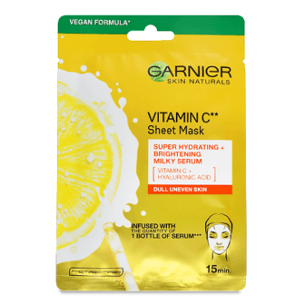 Маска Garnier Skin Naturals з вітаміном С тканинна 28г