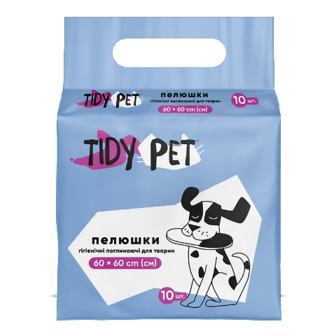 Пелюшки для тварин Tidy Pet гігієнічні 60X60 см 10шт