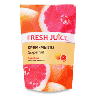 Крем-мило рідке Fresh Juice «Грейпфрут», запаска 460мл