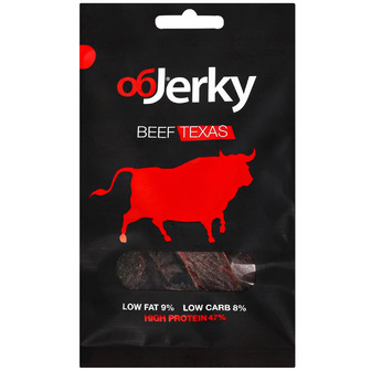Яловичина OбJerky Техаська в'ялена му 25 г