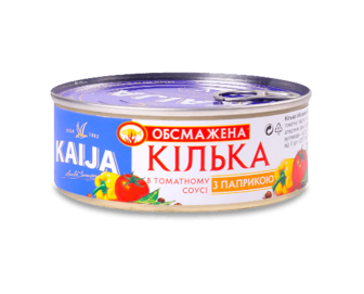 Кілька Kaija обсмажена в томатному соусі з паприкою, 240г