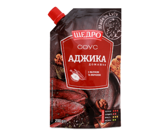 Соус «Щедро» «Аджика» домашня д/п, 200г (200г)