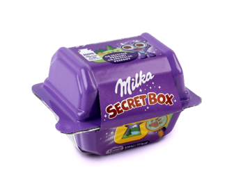 Шоколад молочний Milka Secret Box + іграшка, 14,4г