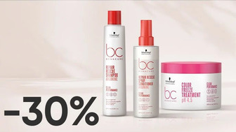 -30% на професійні засоби для догляду за волоссям Schwarzkopf Professional BC Bonacure