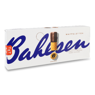 Трубочки Bahlsen вафельні у темному шоколаді 100г (100г)