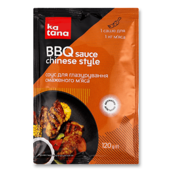 Соус Katana BBQ Chinese Style для глазурування смаженого м'яса 120г (120г)