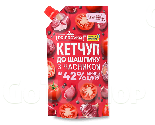 Кетчуп Pripravka До шашлику з часником, 250г