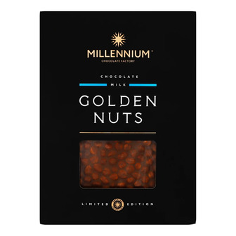 Шоколад молочний з цілим фундуком Golden Nuts Millennium к/у 1.1кг
