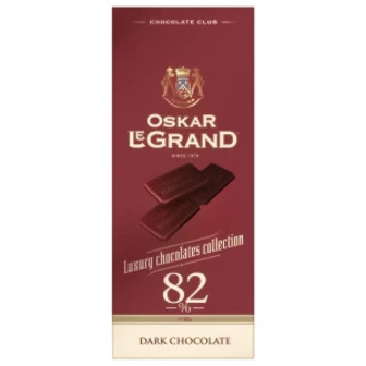 Шоколад молочний Oskar Le Grand 82% какао, 100 г