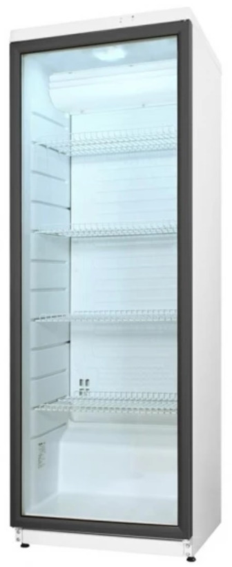 Холодильна вітрина Snaige CD35DM-S302S 173x60х60, 350л, полок - 4, зон - 1, бут-154, 1дв., ST, білий