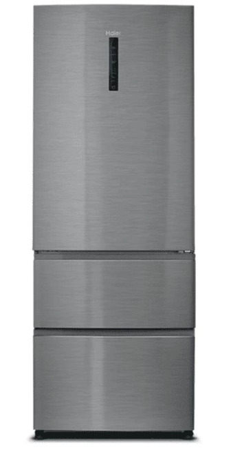 Холодильник Haier A3FE742CMJ багатодверний 190x70х67.6, холод.відд.-307л, мороз.відд.-129л, 3дв., А++, NF, інв., дисплей, зона нульова, нерж