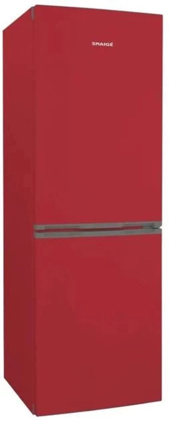 Холодильник Snaige з нижн. мороз., 185x60х65, холод.відд.-214л, мороз.відд.-88л, 2дв., A++, ST, червоний